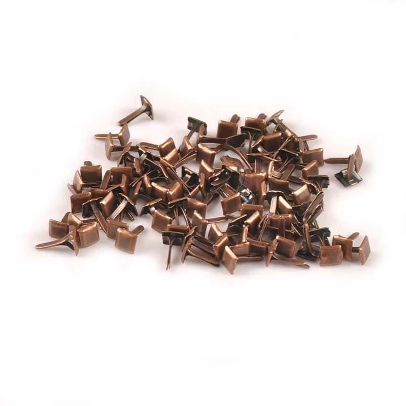 Mixed Round Scrapbooking Embellishment Fastener Brads Metal Crafts For Diy handmade shoes Decoration