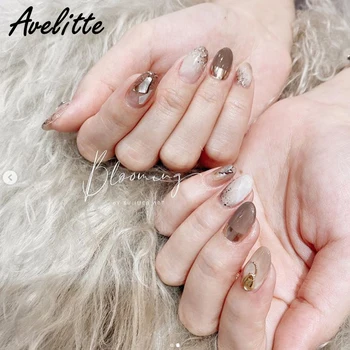 

Avelitte Nail Art Decorations Baroque irregular shaped metal sheet rivet three-dimensional nail decoration materials