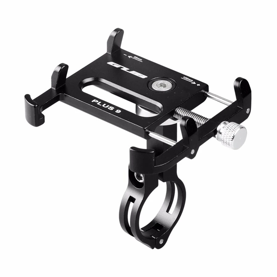 

Metal CNC Bicycle Phone Holder Bike Motorcycle 22.2-31.8mm Handlebar Stem Clip Stand Fits for Smartphone Cell Phone