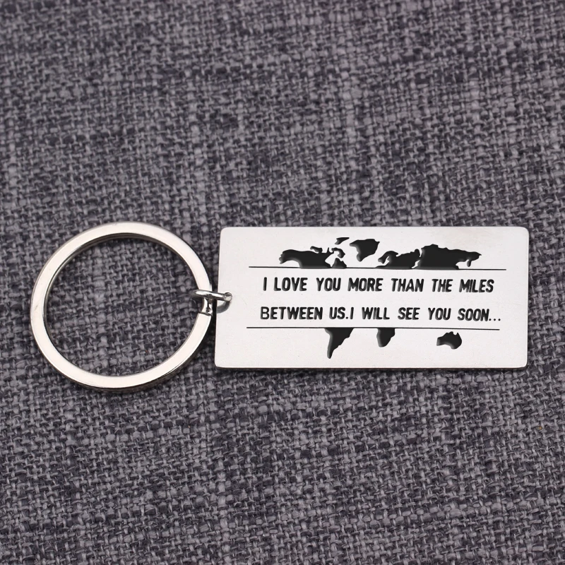 Романтический брелок для влюбленных пар связей с близкими расстояниями подарок