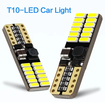 

1PCS Car Led Canbus T10 W5W Car Car Reverse Back Light Bulb for Car Auto Width Lamps Turn Signal Lamp Car Side Wedge Light 12V