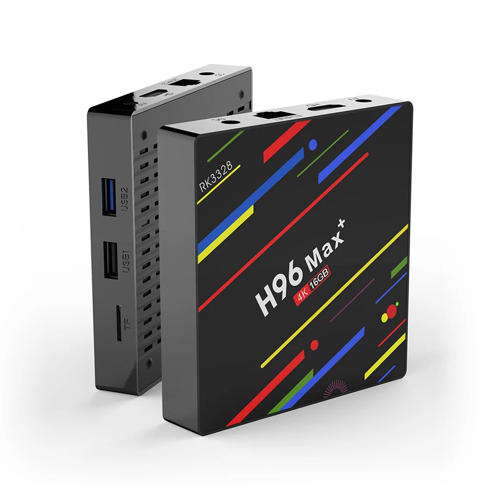 H96 MAX Plus Android tv BOX Rockchip RK3328 четырехъядерный Android 9,0 смарт-приставка 2,4G/5,8G Wifi BT4.0 USB 3,0 4K медиаплеер