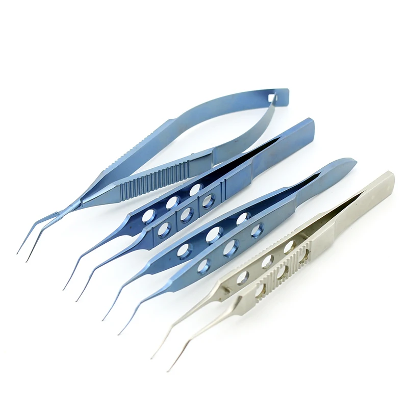 

Equipment 12cm Ophthalmic Instruments Needle Holder Micro Scissors Tweezers Hand Crysis Tweezers Capsulorhexis Tweezers