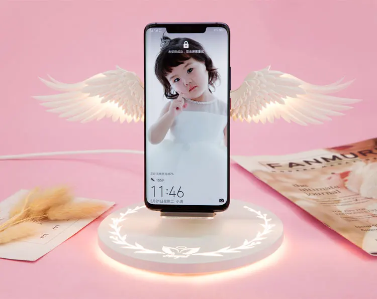 

Wireless Charger for iPhone X Xs MAX XR 8 plus Fast Charging for Samsung S8 S9 Plus Note 9 8 Xiaomi mix2s Huawei mate20