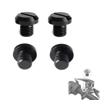 

M10x1.25 Mirror Hole Plugs Cap Screws For Suzuki RM RMZ Honda CB CBR 125 150 200 250 300 350 400 450 500 250R/X 450R/X 250F 450F