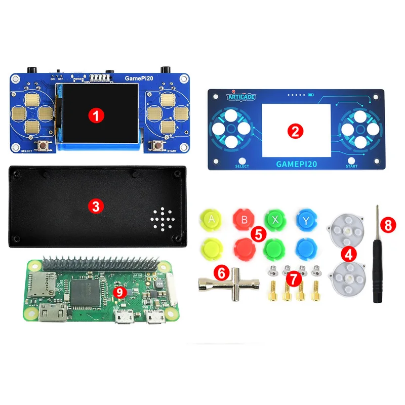 With Zero WH Raspberry pi zero w wh игра retropie gamepi20 - Комплект: With Zero WH