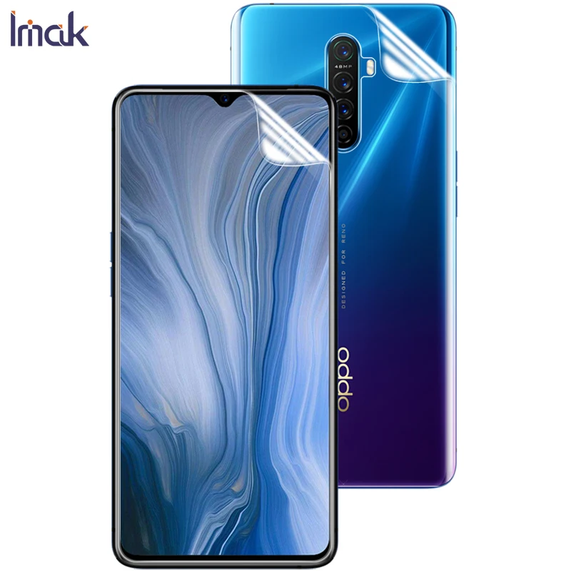 Imak Гидрогелевая пленка для Oppo Reno Ace задняя Передняя Задняя Защитная Прозрачная Олеофобная пленка