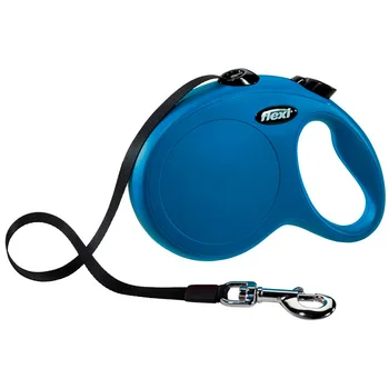

FLEXI FLEXI CLASSIC TAPE belt leash for animals roulette size 8 m L Blue