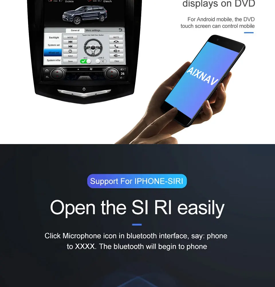 Discount 10.4 Inch 2 Din Radio GPS Navigation for Cadillac ATS Car Multimidia Player DVD Audio Can-Bus Central Headunit Monitor Screen 3