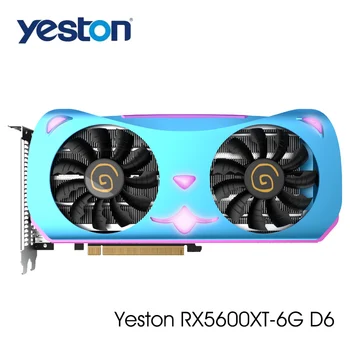 

Yeston Radeon RX5600XT 6G D6 GPU 6GB GDDR6 192 bit Gaming Desktop computer PC support Video Graphics Cards support HDMI/DP