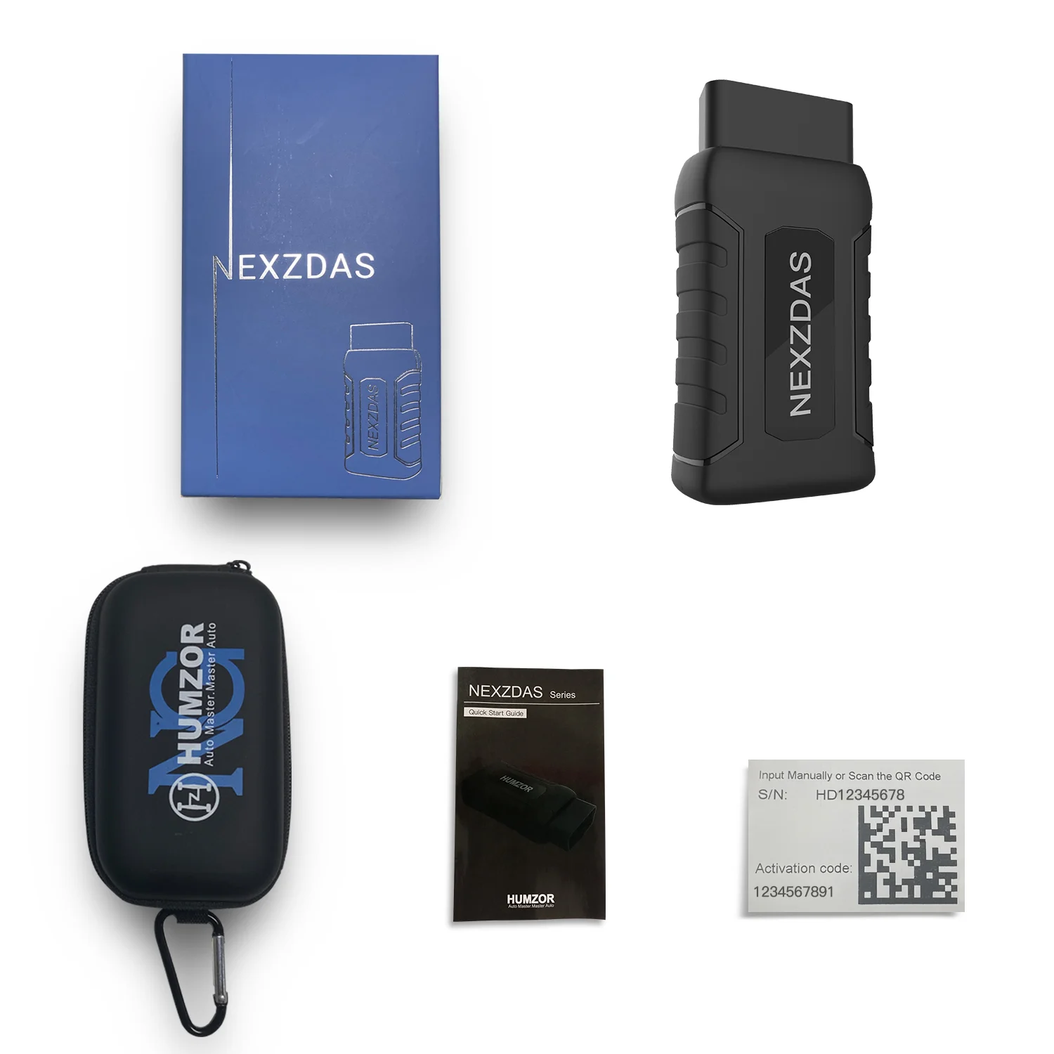 Автомобильный ключевой программатор иммобилайзер humзор NEXZDAS ND406 OBD Универсальный