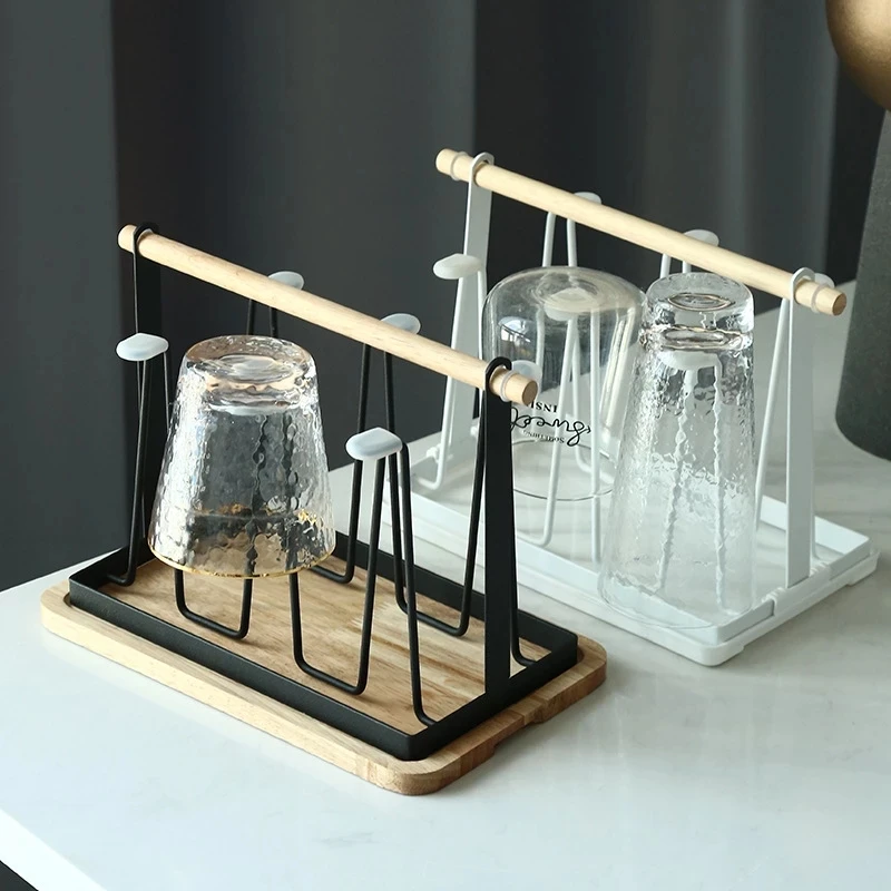 Cup Drying Rack Stand Bottom Mug Tree Holder Organizer Rack Stand For  Drinking Glass Plate Storage Tool For Kitchen - AliExpress