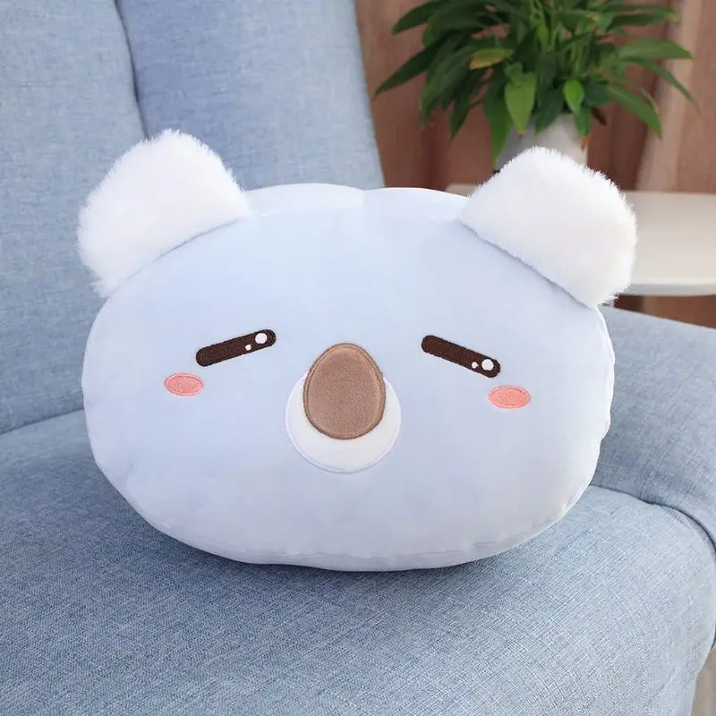 Мягкая плюшевая подушка в виде животного, Kawaii, мультяшная подушка, домашняя мебель, подарок