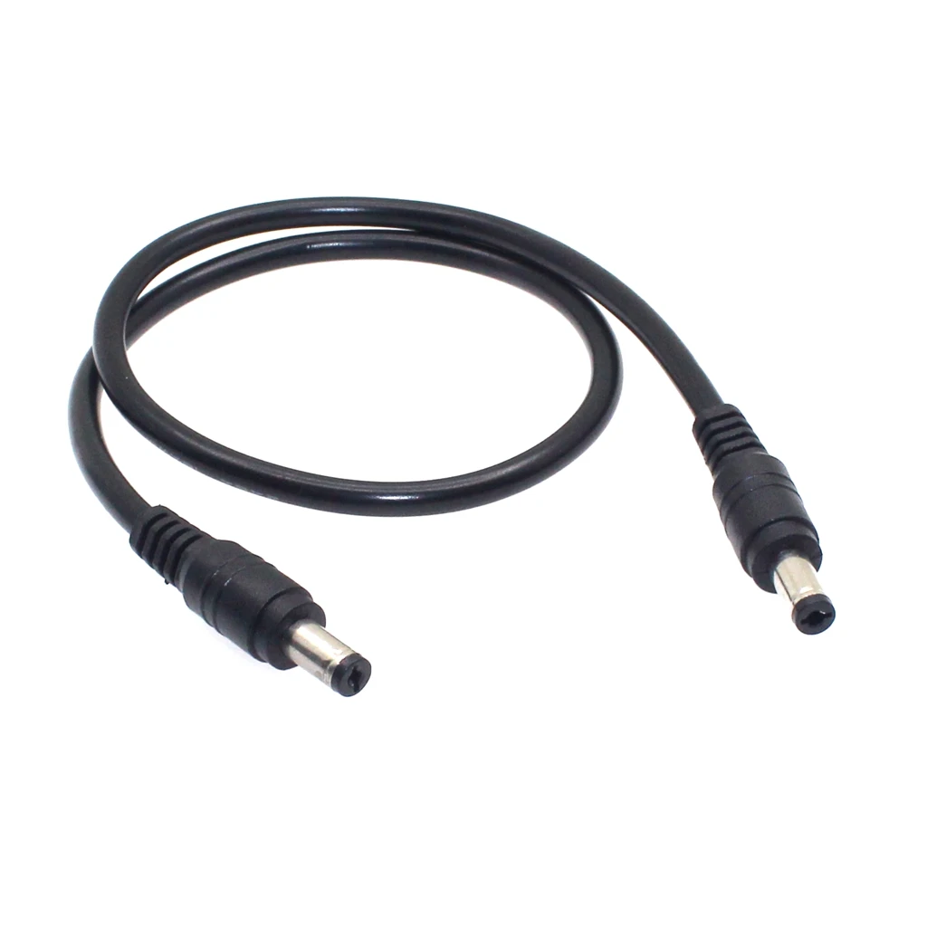 Description Picture 5 of item18AWG DC Power Plug 5.5 x 2.1mm Male To 5.5 x 2.1mm Male CCTV Adapter Connector Cable 12V 10A Power Extension Cords 0.5m/1.5m