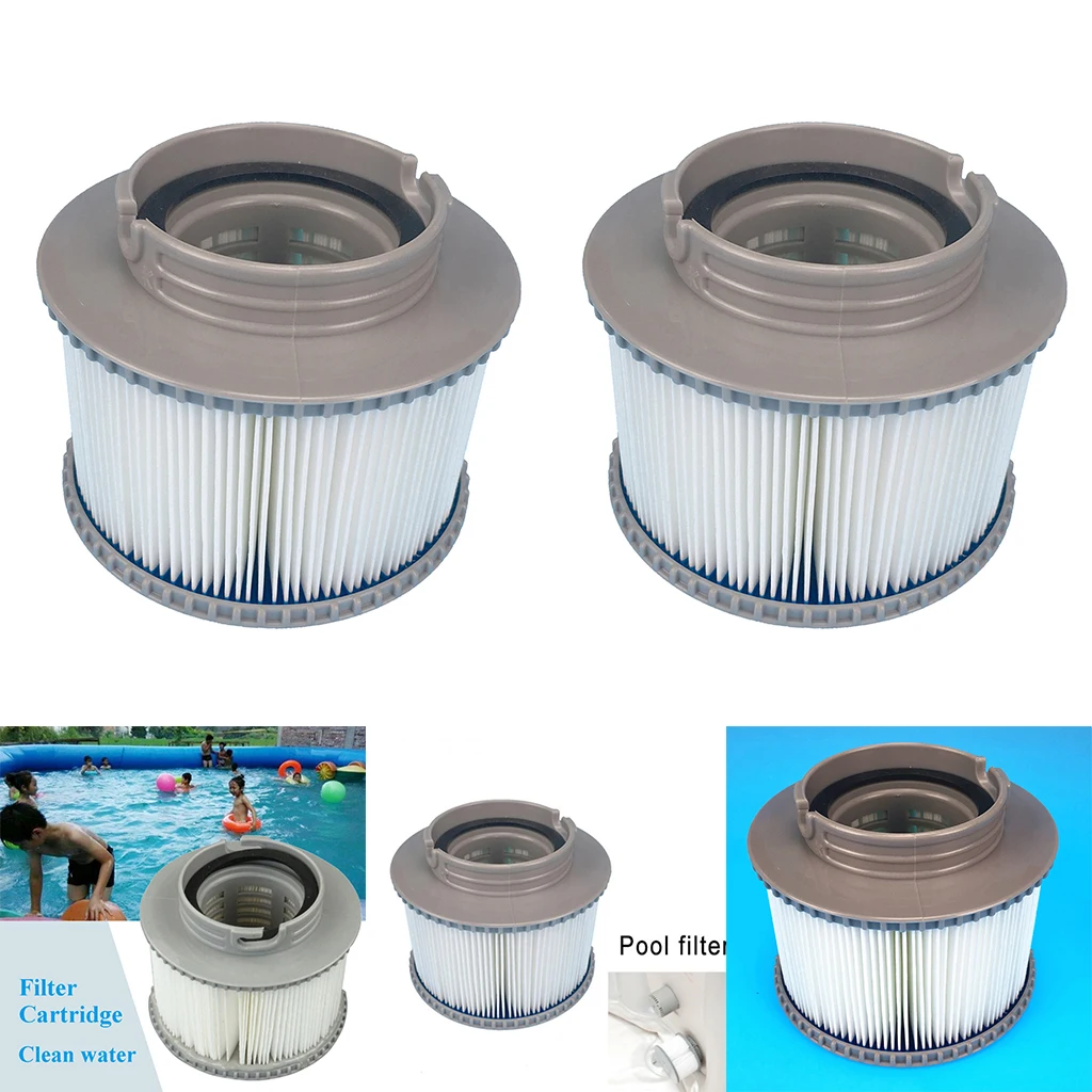 2x Filter Cartridges Strainer for Hot Tub Spas Swimming Pool for MSPA FD2089