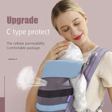 Кенгуру-кенгуру, эргономичный Регулируемый ремень, слинг для ребенка, удобный дышащий безопасный рюкзак для младенцев, аксессуары для малышей