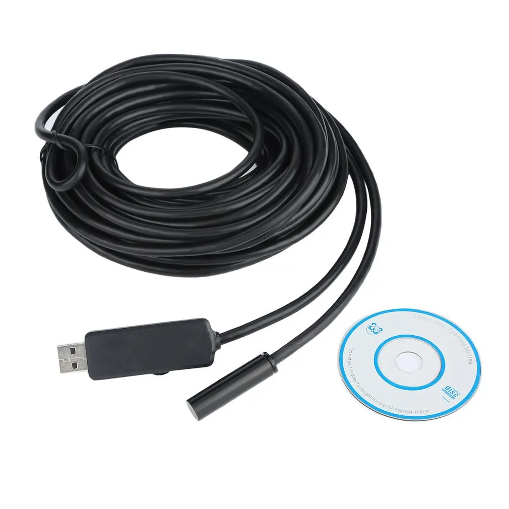 

10M USB Endoscope Pipe Inspection Camera Borescope 4 LEDs IP67 Waterproof Mini Snake Inspection Tube Camera