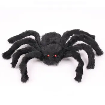 

Creative Halloween Props Simulated Fake Spider for Haunted House Bars Decorative Supply Scary Plush Spiders Tricky Toys