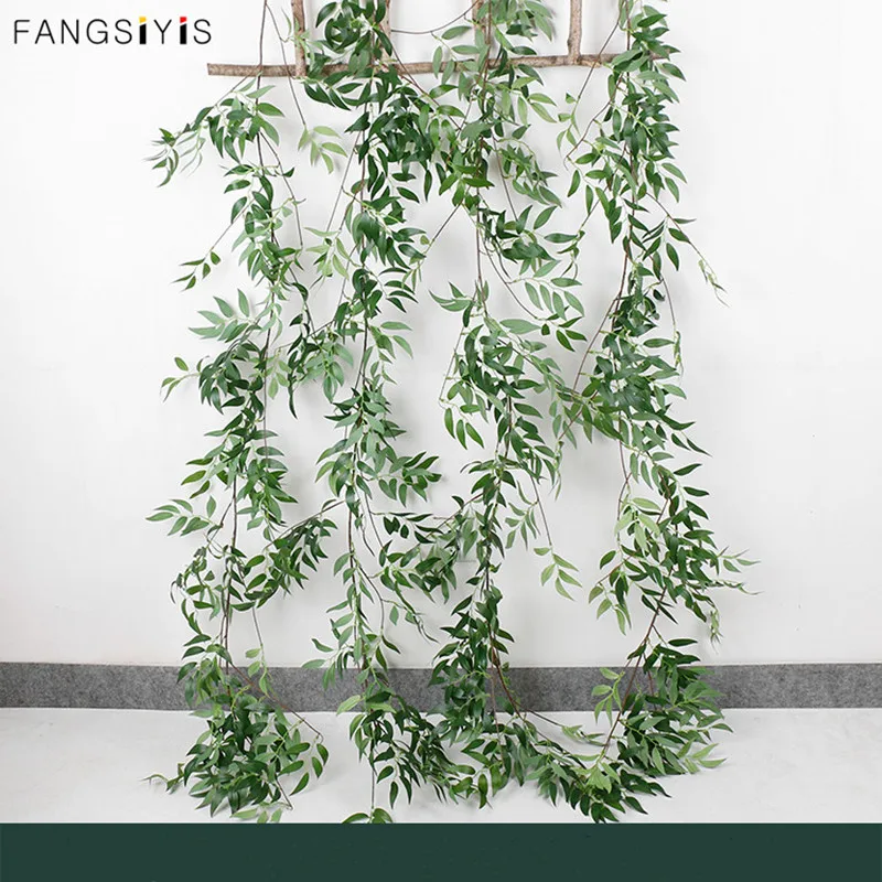 INS взрыв Свадебный потолочный дорожный гид композиция из ротанга ивовые листья и