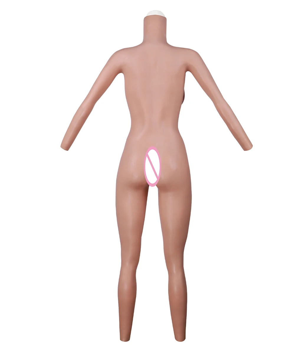 C Cup Silicone Breast Plate Realistic Boobs Breast Forms Vagina Real Pussy Buttocks Bodysuit for Crossdresser Transgender Sissy (9)