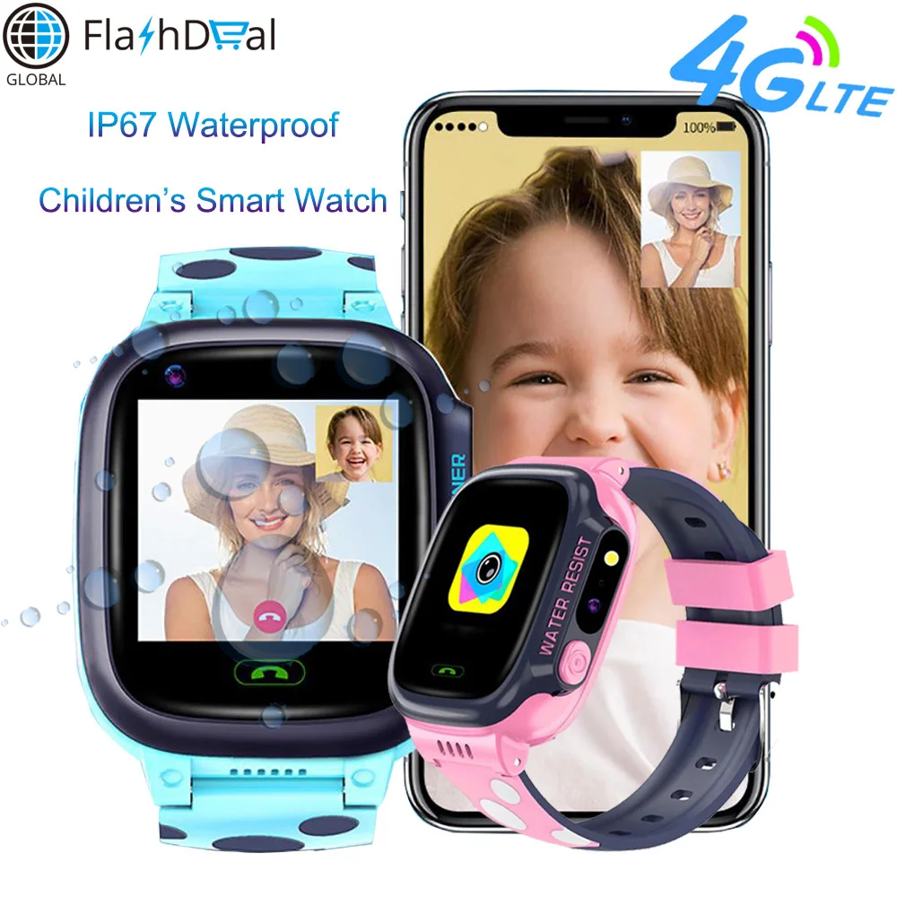 

Y95 Child 4G Smart Watch Phone GPS Kids IP67 Waterproof HD Video Call WIFI Chat Antil-Lost SIM location Tracker Smart watch