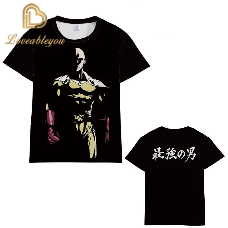 

Anime One Punch Man 3d Printed Men and Women T Shirt Fashion Cool Confortable Men's Tshirt Casual T-shirt Tops