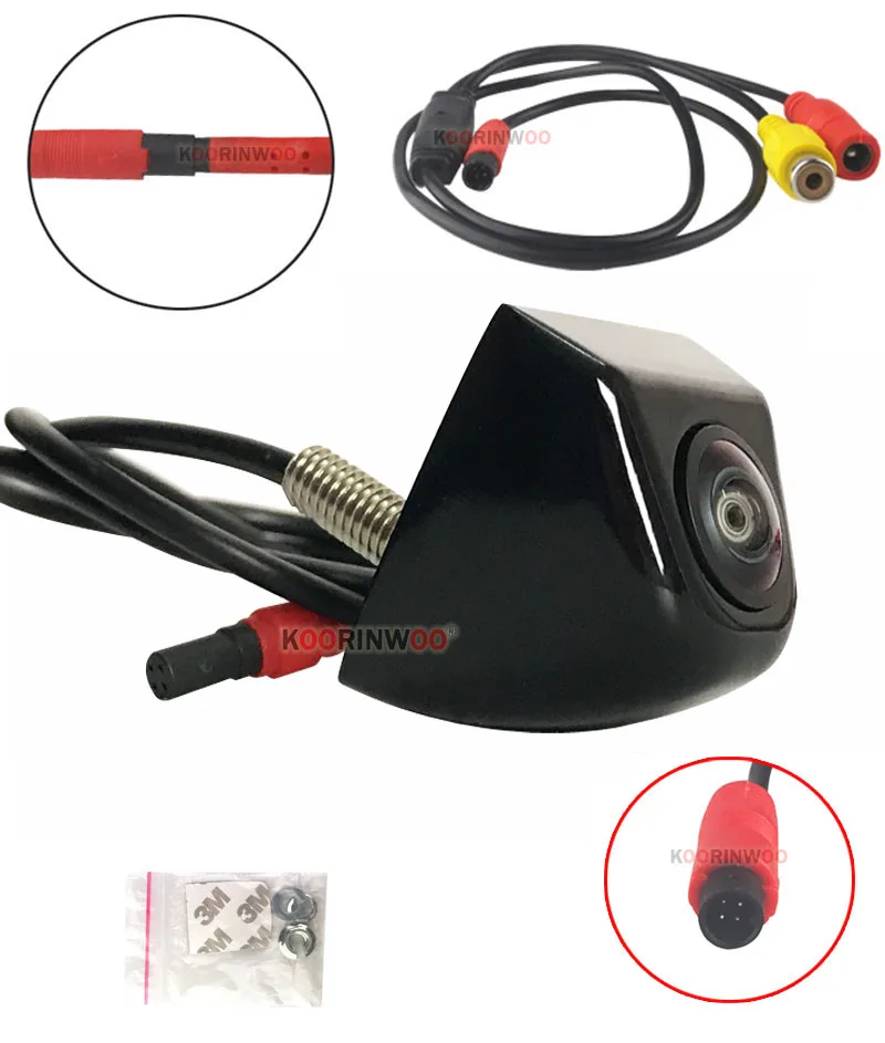 Koorinwoo AHD 170 широкоугольная камера с 1024*600P автомобильный монитор дисплей Видеозвонок Автомобильная камера заднего вида Видео система