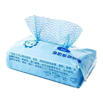 

Kitchen Cleaning Dish Cloth 80 Pumping Disposable Non-woven Fabrics Removable Tissue Wiping Rags Eco Friendly Hand Towels