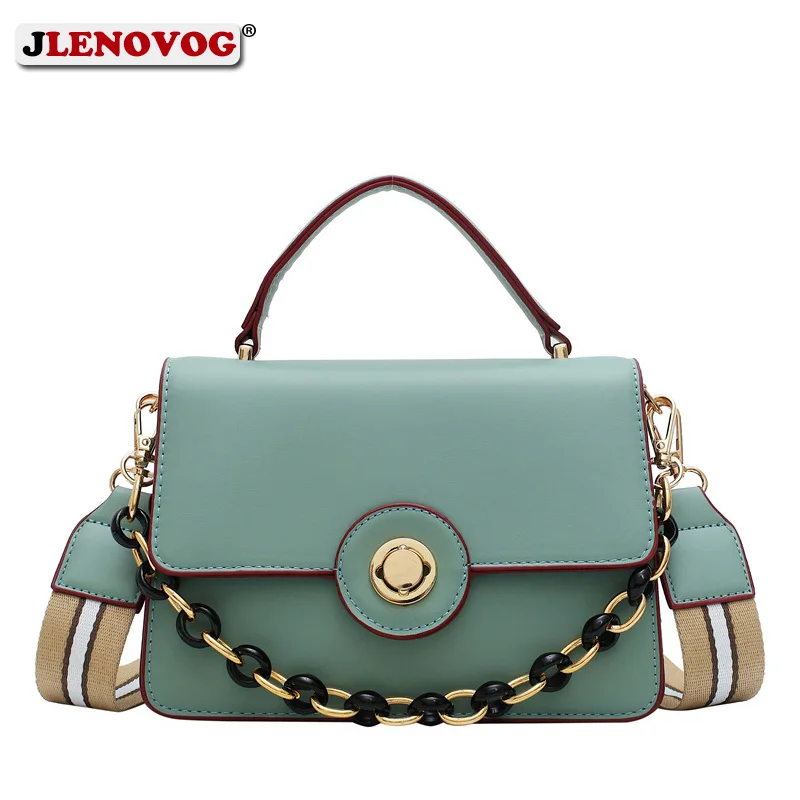 

Split Leather Small Lock Messenger Bag 2019 Luxury Vintage Handbags Women Bags with Wide Strap Black Crossbody Bag Satchel Purse