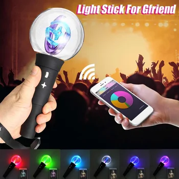 

Lightstick 2019 New Official Ver.2 Light Stick Girl Friend Concerts Album Hiphop Lightstick Can Connect to bluetooth