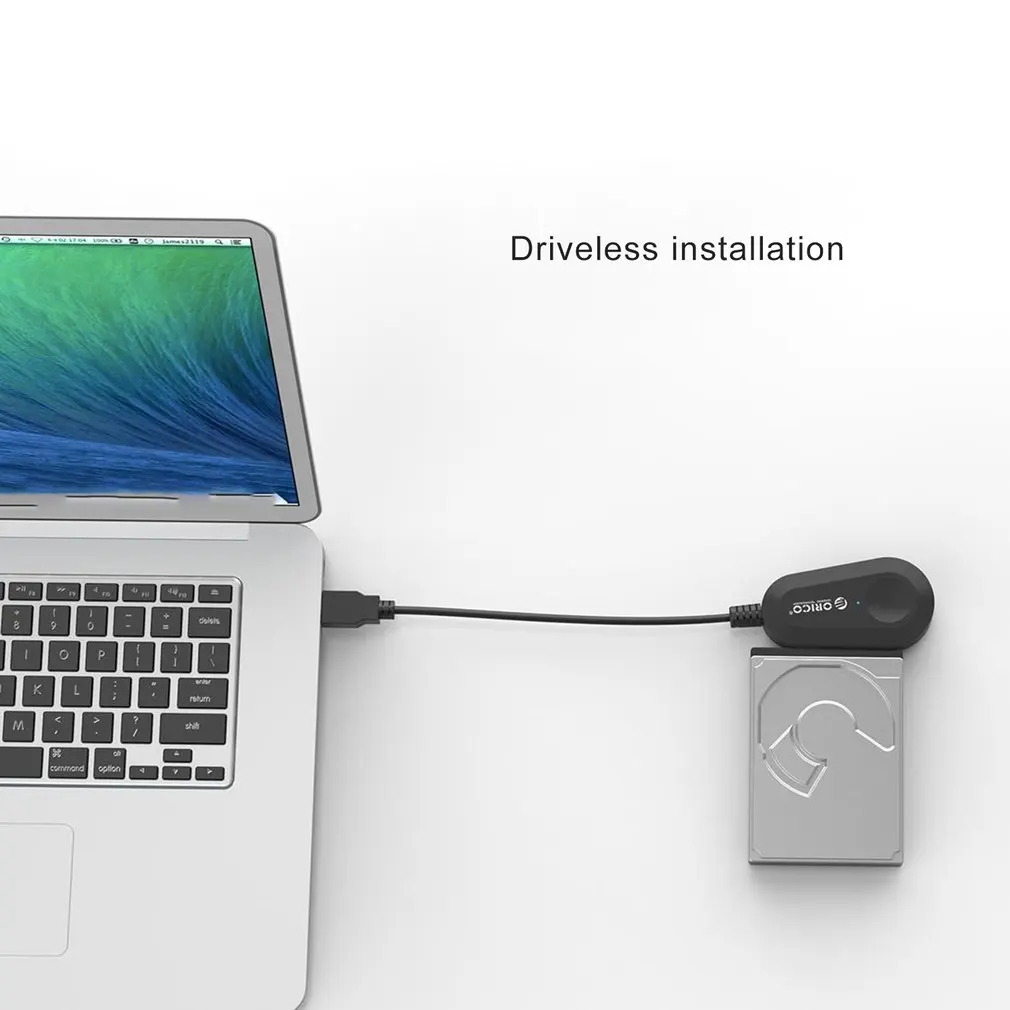 Адаптер ORICO SATA для USB USB3.0 с адаптером питания 12V 2A EU US Чехол для 2,5 дюймов 3,5 дюймов внешний SSD HDD жесткий диск