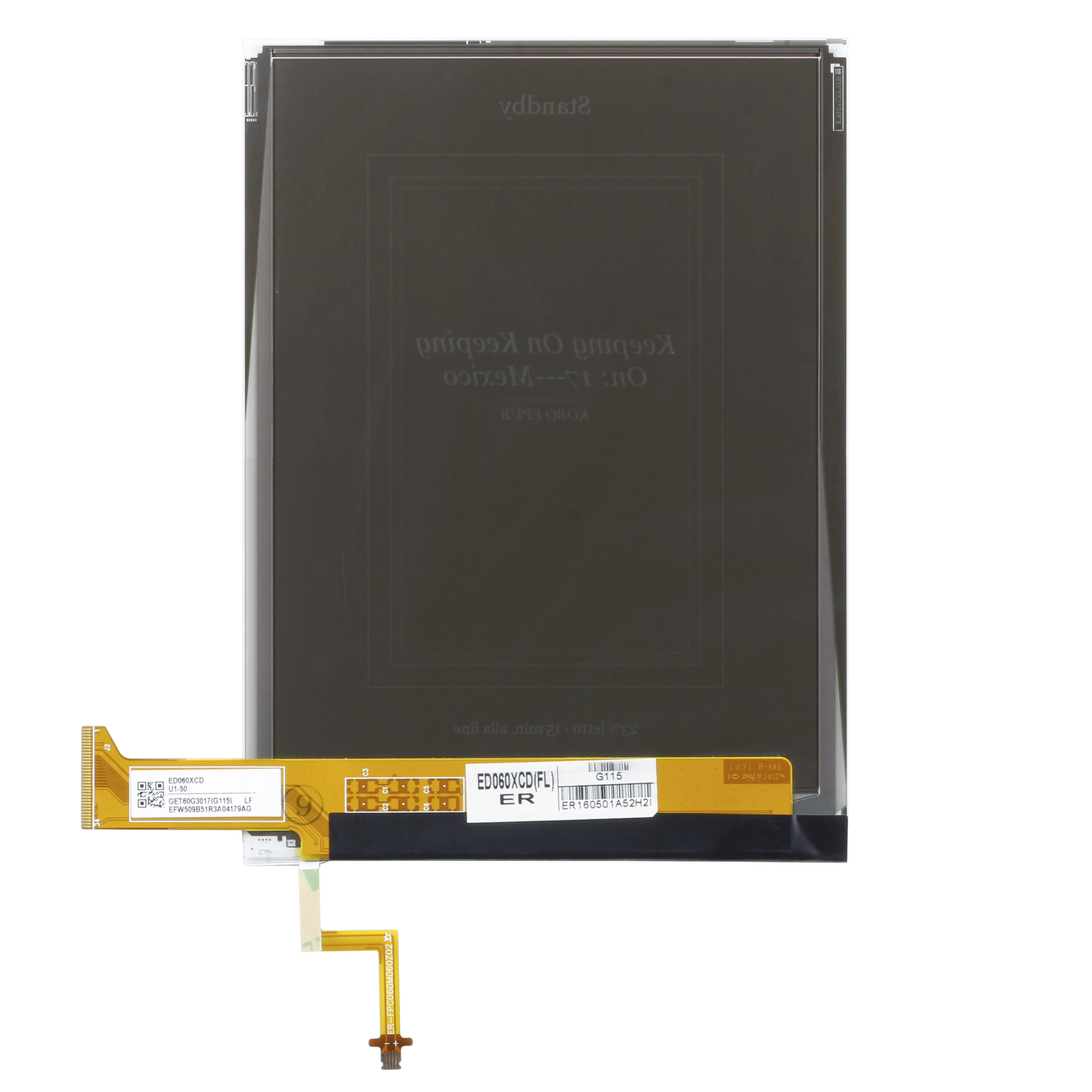 Eink Tela Lcd para Celular Polegadas Fosco para Notebook 615 Plus 615 Plus com Luz de Fundo sem Toque - Imagem 3