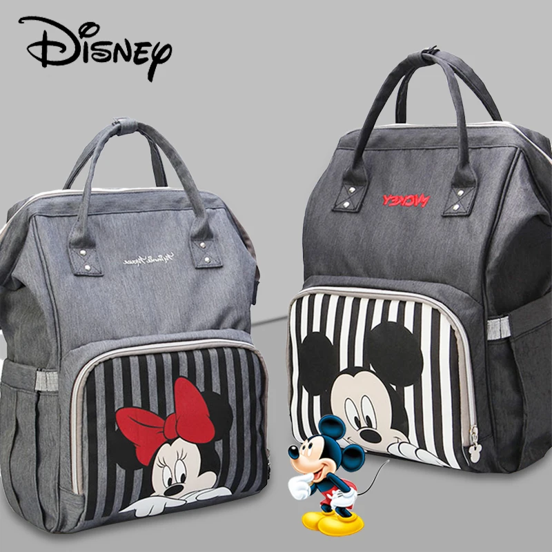 Сумка для подгузников Disney Mickey Minnie с USB водонепроницаемая сумка