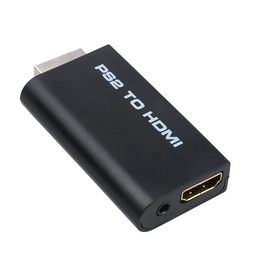 \ Папа-Женский конвертер PS2 дисплей в HDMI конвертер аудио видео Конвертация 3,5 мм HDMI адаптер для PS2 модели