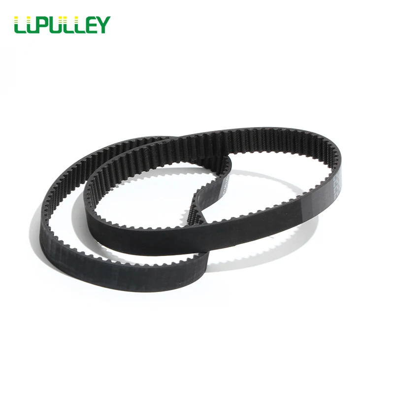 

LUPULLEY S5M Timing Belt Closed Loop Black Rubber Toothed Belt 5mm Pitch Width 15/20/25mm Length 560/565/575/580/590/600/615/620