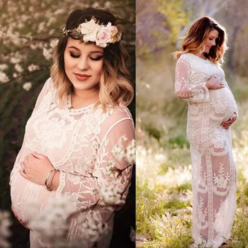 

Lace Maxi Dresses For Pregnant Women Clothes Pregnancy Dresses Maternity Dresses For Photo Shoot Maternity Photography Props