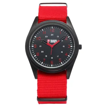 

SHARK ARMY Brand Men Sports Military Watches Ultra Thin Slim Case Quartz Clock Nylon Strap Male Watch relogio masculino /SAW039