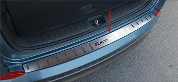 

For Hyundai Tucson 2015-2019 stainless steel trunk threshold guard anti-scratch protection car accessories