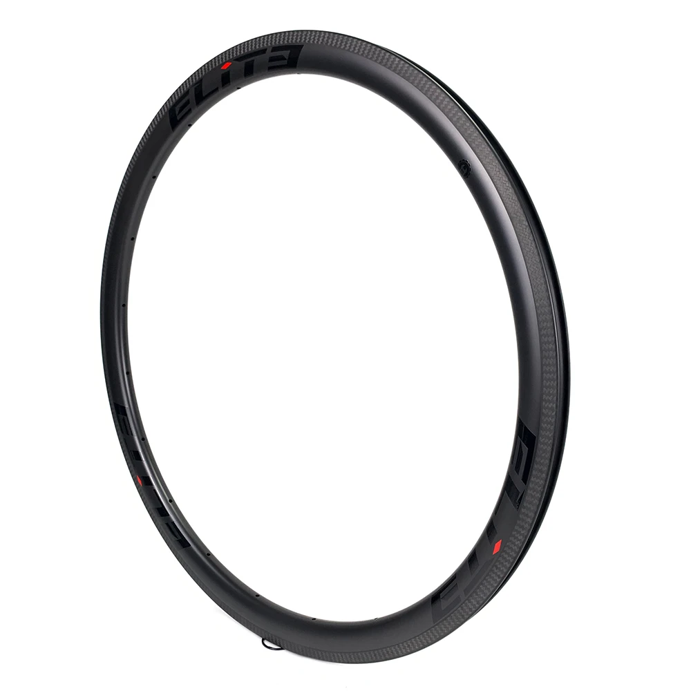 УГЛЕРОДНЫЙ обод ELITEWHEELS 700c 38 мм UD матовая отделка 3K саржевая тормозная поверхность