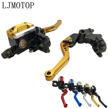 

22mm Motorcycle Brake Clutch Levers Cable Clutch Reservoir For kawasaki versys 650 z900 z1000 suzuki 650 africa twin Accessories