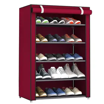 

Shoe Cabinet Non-Woven Fabric Housekeeping Practical Shoe Rack Shoe Shelf Multi-Layer Slipper Space Save Home Organization