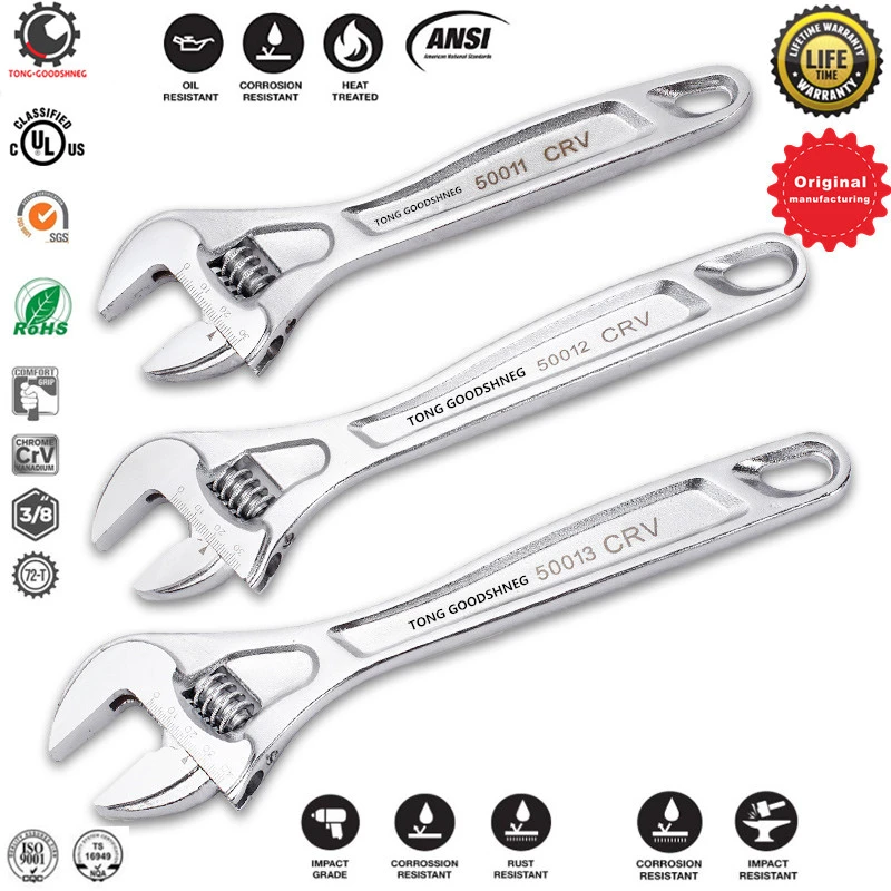 inglesa ajustable de 24 pulgadas, llave Universal para tuercas, herramientas manuales el hogar, herramienta de reparación multiherramienta, llave profesional de agarre de DIY|Llave| - AliExpress