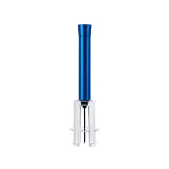 

Wine Air Pressure Pump Bottle Opener Foil Cutter Wine Pump Cork Remover Screw Out Tool Great for Wine Lovers (Royal Blue)