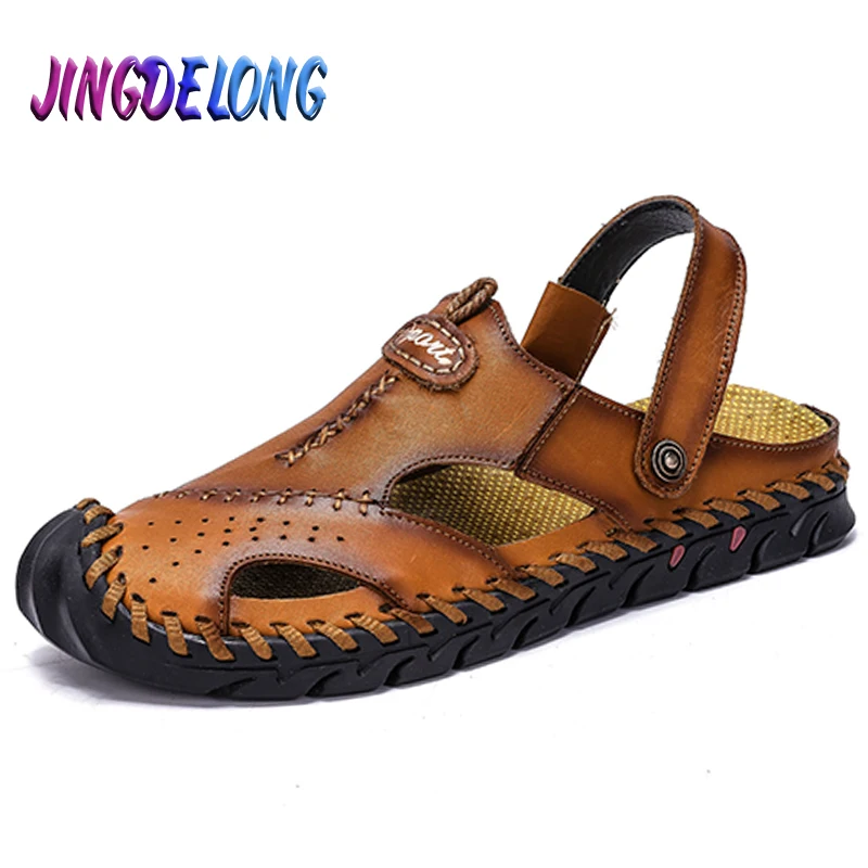 Hot Sale Men's Sandals Summer Roman Style Men's Sandals Original Outdoor Men's Sandals Outdoor Men Leather Sandals Men Footwear