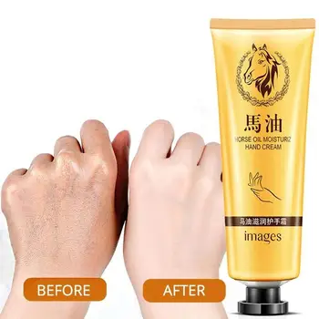 

1PC Horse Oil Repair Hand Cream Moisturizing Skin Whitening Hand Cream Skincare Nourishing Cream