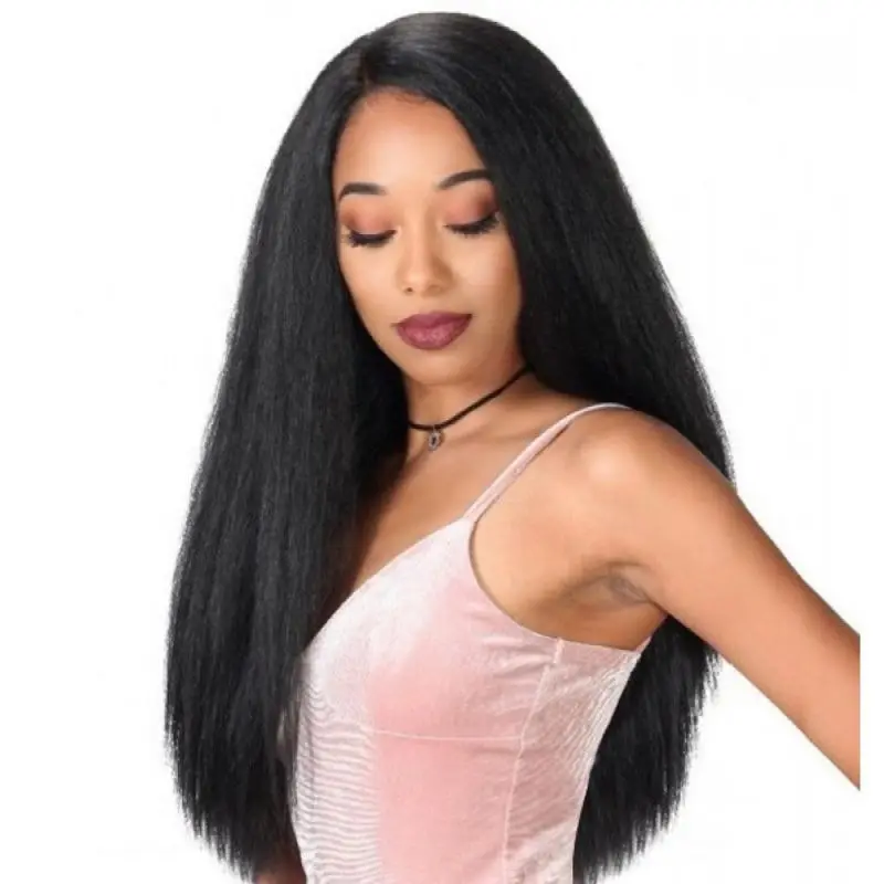 Black Wig African American Long Kinky Curly Heat Resistant Fiber Wigs For Black Women