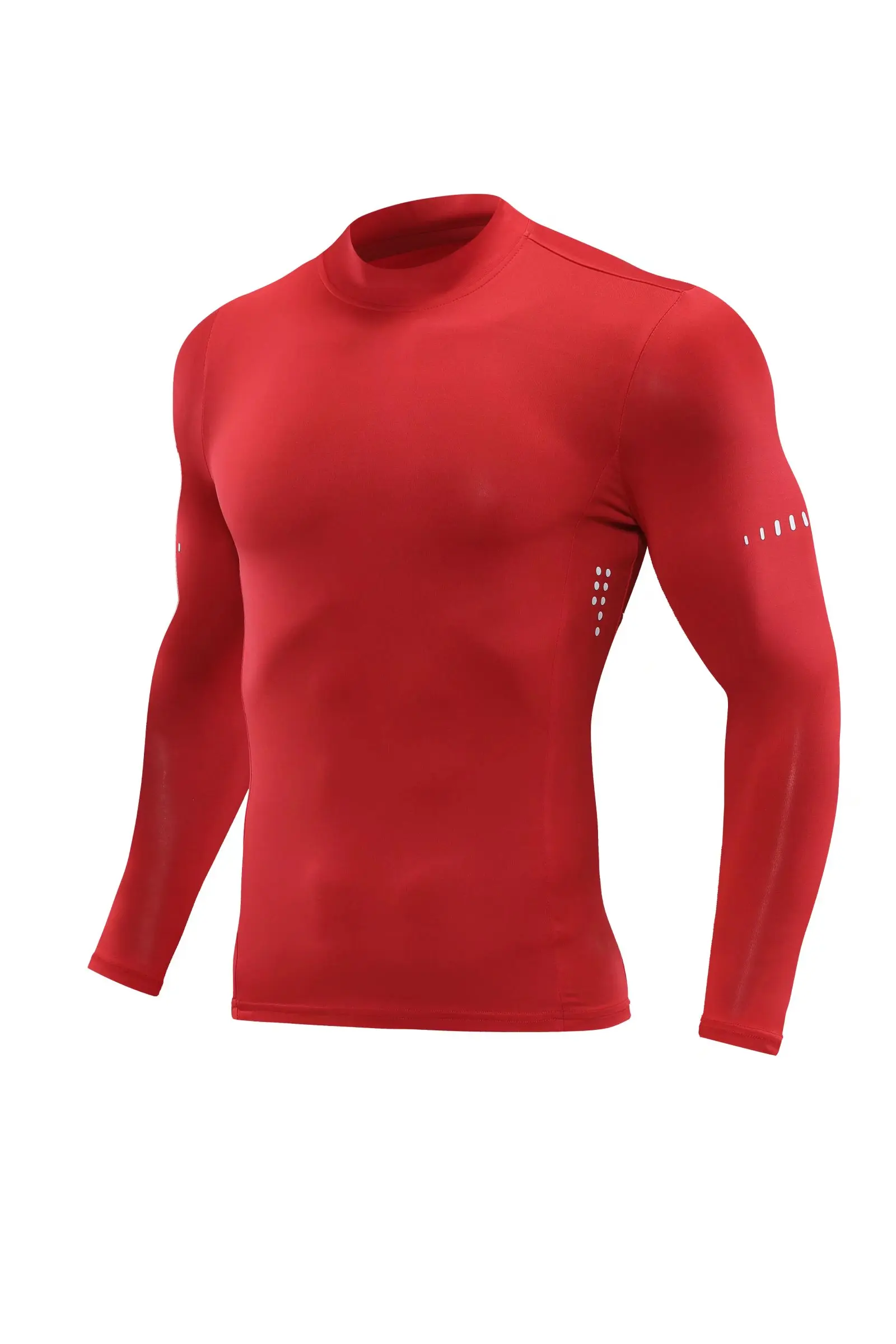 Close Neck Long Sleeve Men's Sports Fitness T Shirt Men's Fitness