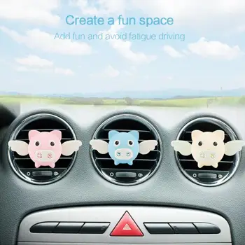 

Cartoon Flying Pig Car Air Outlet Freshener Perfume Aroma Clip Diffuser Decor Car Smell Aromatherapy Auto Interior Accessories