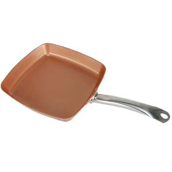 

Square Frying Pan Non Stick Kitchen Cookware Safe Healthy Portable for Saute Grill Fry Bake and Broil food Essential FPing