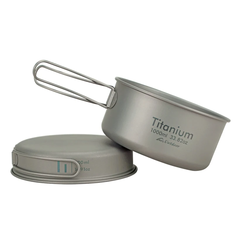 Camping Cookware Titanium Tableware Portable Cutlery